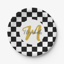 Schwarz-weiße und goldene Eleganästhesie