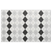 Schwarz-weiße und graue Raute Stoff (Fat Quarter (45,7 x 55,9 cm))