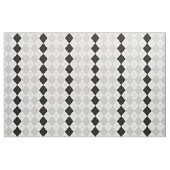 Schwarz-weiße und graue Raute Stoff (Yard (91,4 cm))