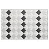 Schwarz-weiße und graue Raute Stoff (Fat Quarter (45,7 x 55,9 cm))