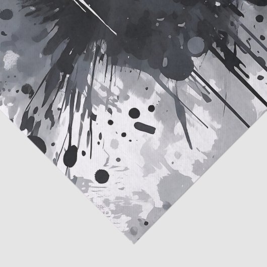 Schwarz-weiße und graue Textur Seidenpapier (Ausschnitt)