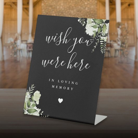 Schwarz-weiße Vegetation wünscht, Sie wären hier i Sockelschild