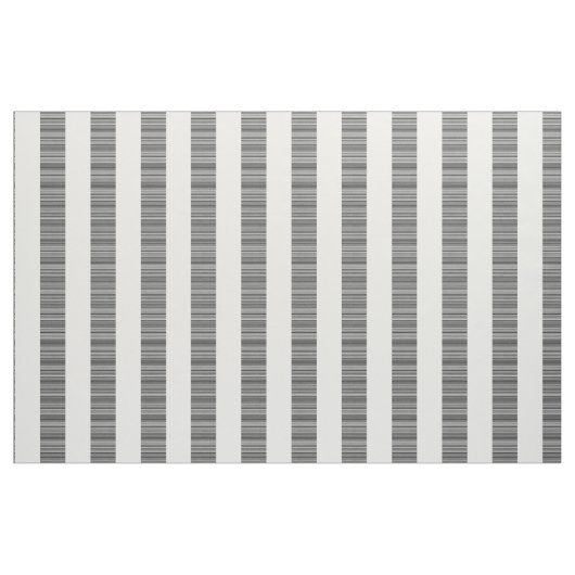 Schwarz-weiße vertikale, moderne Streifen Stoff (Fat Quarter (45,7 x 55,9 cm))