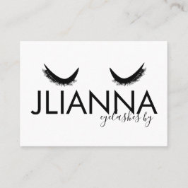 Schwarz-weiße Visitenkarte für kühne Augenblicke