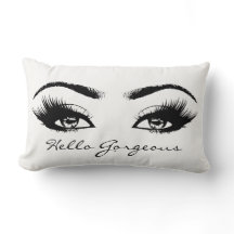 Schwarz-weiße weiße Augen Makeup Lash