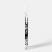 Schwarz-weiße Wolf-Augen Case-Mate iPhone Hülle (Rückseite / Links)