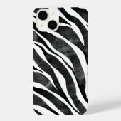 Schwarz-weiße Zebra-Tierausdruck Case-Mate iPhone Hülle (Rückseite)