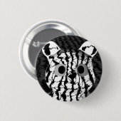 Schwarz-weißer Bär Button (Vorne & Hinten)