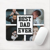 Schwarz-weißer bester Vater je benutzerdefiniertes Mousepad (Mit Mouse)