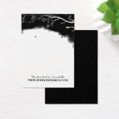 Schwarz-weißer Blumenschmuck (Schreibtisch)