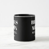 Schwarz-weißer Bogen-Hochzeitsschick Tasse (Zentrum)