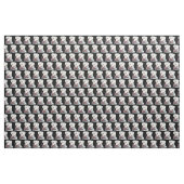 Schwarz-weißer Boxhund mit Baumwollgewebe Stoff (Fat Quarter (45,7 x 55,9 cm))