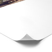 Schwarz-weißer Buchstabe M-Fotocollage Poster (Ecke)