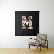 Schwarz-weißer Buchstabe M-Fotocollage