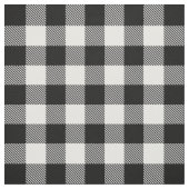 Schwarz-weißer Büffel kariert mit Twill Stoff (Muster)