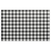 Schwarz-weißer Büffel kariert mit Twill Stoff (Fat Quarter (45,7 x 55,9 cm))