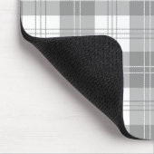 Schwarz-weißer Büffel-Karo Mousepad (Ecke)