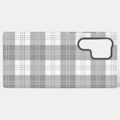 Schwarz-weißer Büffel-Karo Samsung Galaxy Hülle (Rückseite (Horizontal))