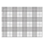 Schwarz-weißer Büffel-Karostoff Tischdecke (Vorderseite (Horizontal))