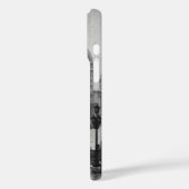 Schwarz-weißer Canal Venedig Italien Reisen Case-Mate iPhone Hülle (Rückseite / Links)