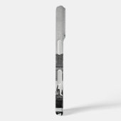 Schwarz-weißer Canal Venedig Italien Reisen Case-Mate iPhone Hülle (Rückseite / Rechts)