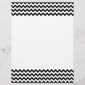 Schwarz-weißer Chevrons-Flyer Flyer (Vorne)