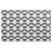 Schwarz-weißer Deko Sunburst Stoff (Fat Quarter (45,7 x 55,9 cm))