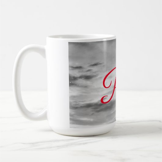 Schwarz-weißer Eiffelturm Paris - Europa Kaffeetasse (Links)