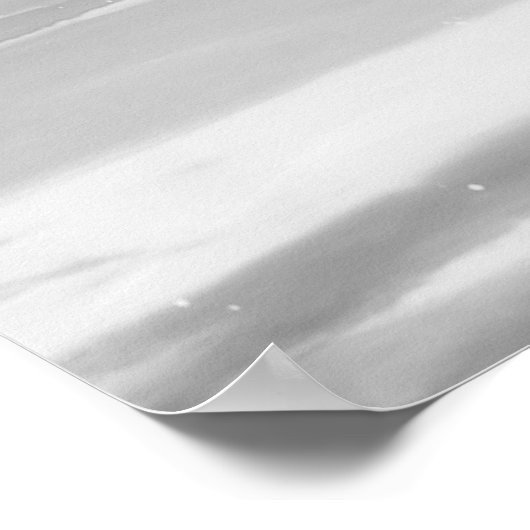 Schwarz-weißer Eiffelturm Paris - Europa Poster (Ecke)