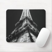 Schwarz-weißer Eiffelturm Paris Europa Reisen Mousepad (Mit Mouse)