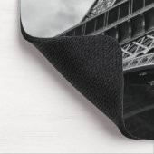 Schwarz-weißer Eiffelturm Paris Europa Reisen Mousepad (Ecke)