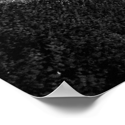 Schwarz-weißer Eiffelturm Paris Europa Reisen Poster (Ecke)