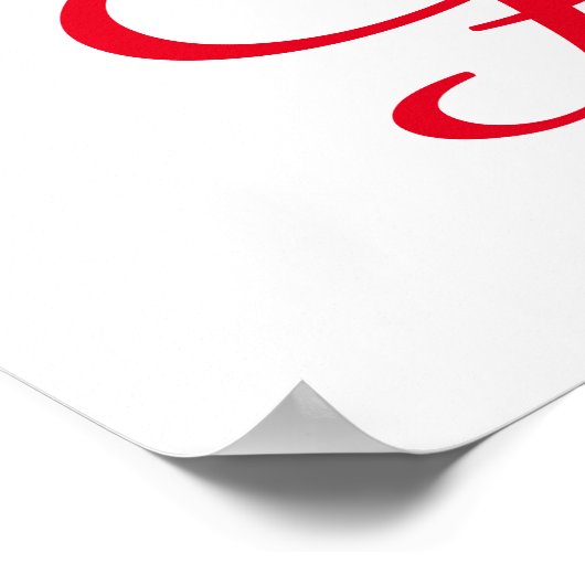 Schwarz-weißer Eiffelturm Paris Liebe Stadtrundgan Poster (Ecke)