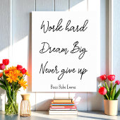 Schwarz-weißer Erfolgskurs: harter Spielraum Poster