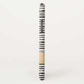 Schwarz-weißer Fall Mate Barely There iPhone X Cas Case-Mate iPhone Hülle (Hinten/Rechts)