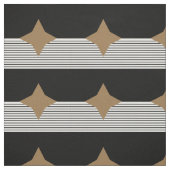 Schwarz-weißer Farbblock & Braun Diamond Stoff (Muster)