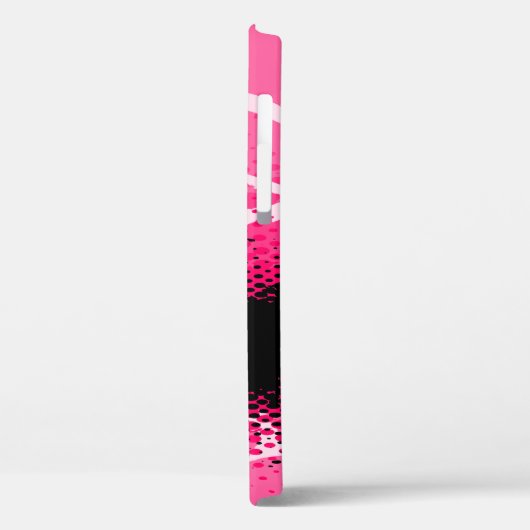 Schwarz-weißer Farbtierdruck Case-Mate iPhone Hülle (Rückseite / Links)