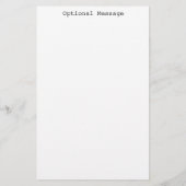 Schwarz-weißer Flyer (Hinten)