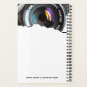 Schwarz-weißer FotoCollage Fotograf Planer (Rückseite)