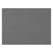 Schwarz-weißer geometrischer Deko Tischdecke (Vorderseite (Horizontal))