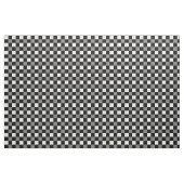 Schwarz-weißer Gingham-kariertes Muster Stoff (Yard (91,4 cm))