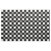 Schwarz-weißer Gingham-kariertes Muster Stoff (Fat Quarter (45,7 x 55,9 cm))