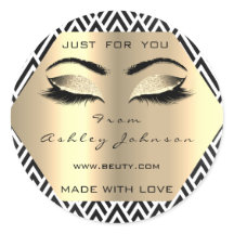 Schwarz-weißer Glitzer Champaigne Gold aus Liebe