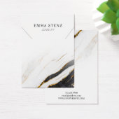 Schwarz-weißer Goldmarmor ・ Nekklace Pendant Displ (Schreibtisch)