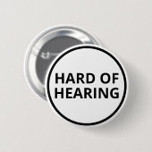 Schwarz-weißer Grundtext Button (Vorne & Hinten)