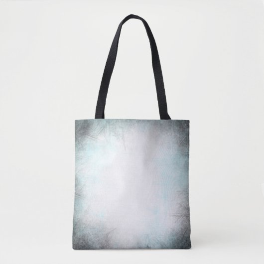 Schwarz-weißer Grunge Tasche (Vorderseite)
