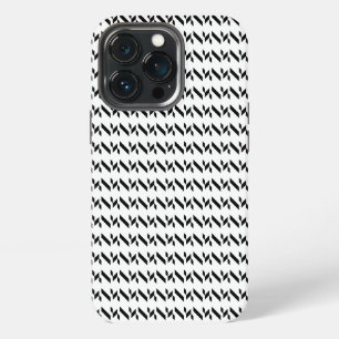 schwarz-weißer Hundszahn iPhone 13 Pro Hülle