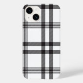 Schwarz-weißer Karierter Iphone-Fall Case-Mate iPhone Hülle (Rückseite)