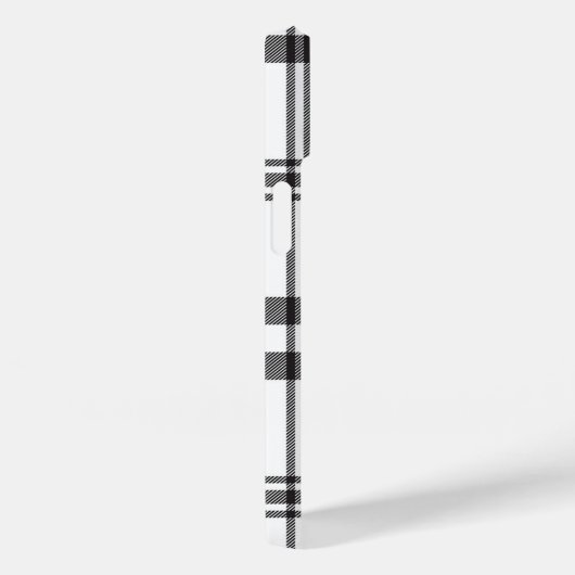 Schwarz-weißer Karierter Iphone-Fall Case-Mate iPhone Hülle (Rückseite / Rechts)