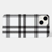 Schwarz-weißer Karierter Iphone-Fall Case-Mate iPhone Hülle (Rückseite (Horizontal))